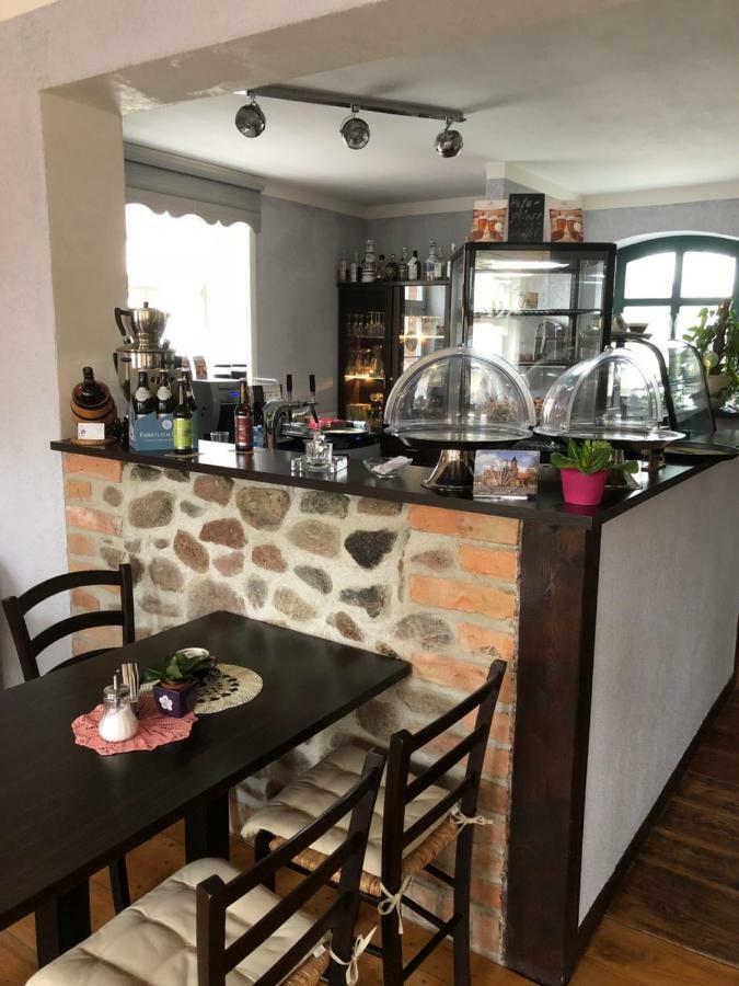 Alte Schule Cafe Und Pension Drehna Экстерьер фото