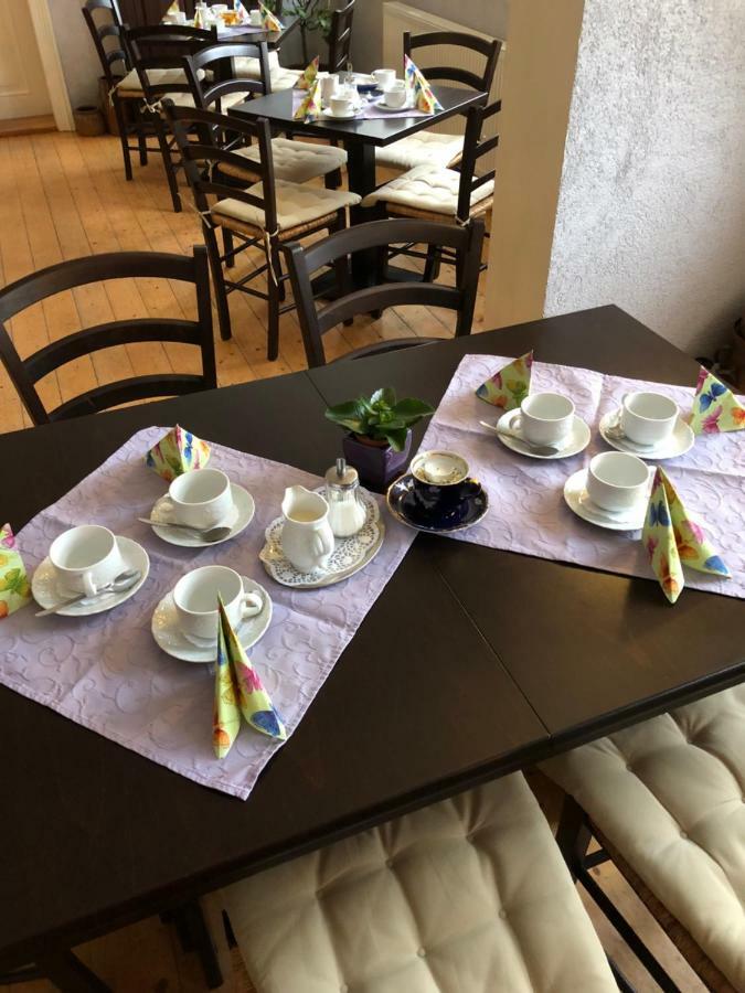 Alte Schule Cafe Und Pension Drehna Экстерьер фото